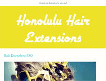 Tablet Screenshot of honoluluhairextensions.com
